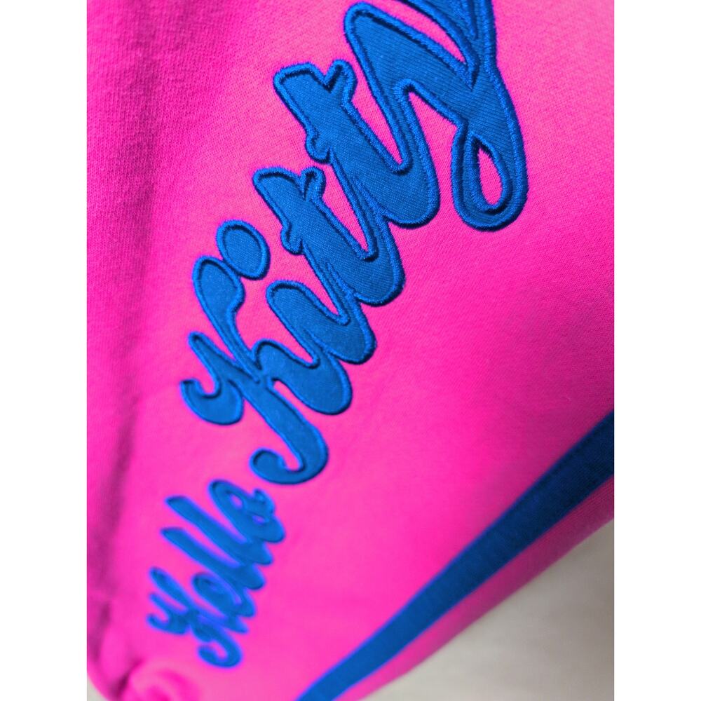 Hello Kitty San Rio embroidered tennis pink joggers Size Large Preppy Athletic - Picture 6 of 10